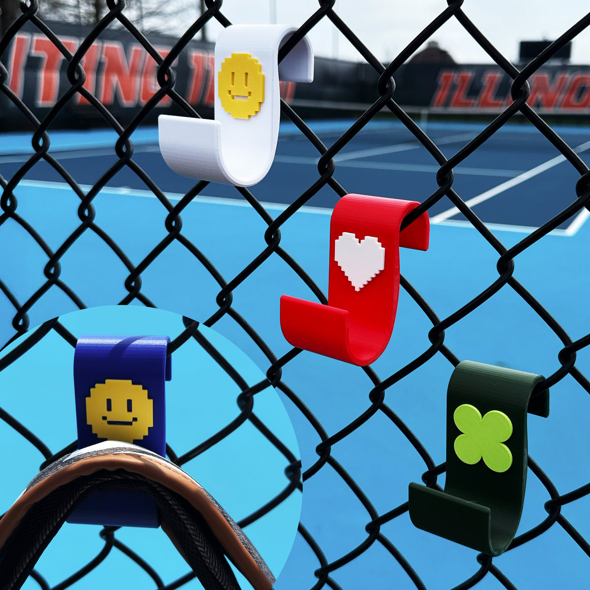 Durable Tennis fence hook