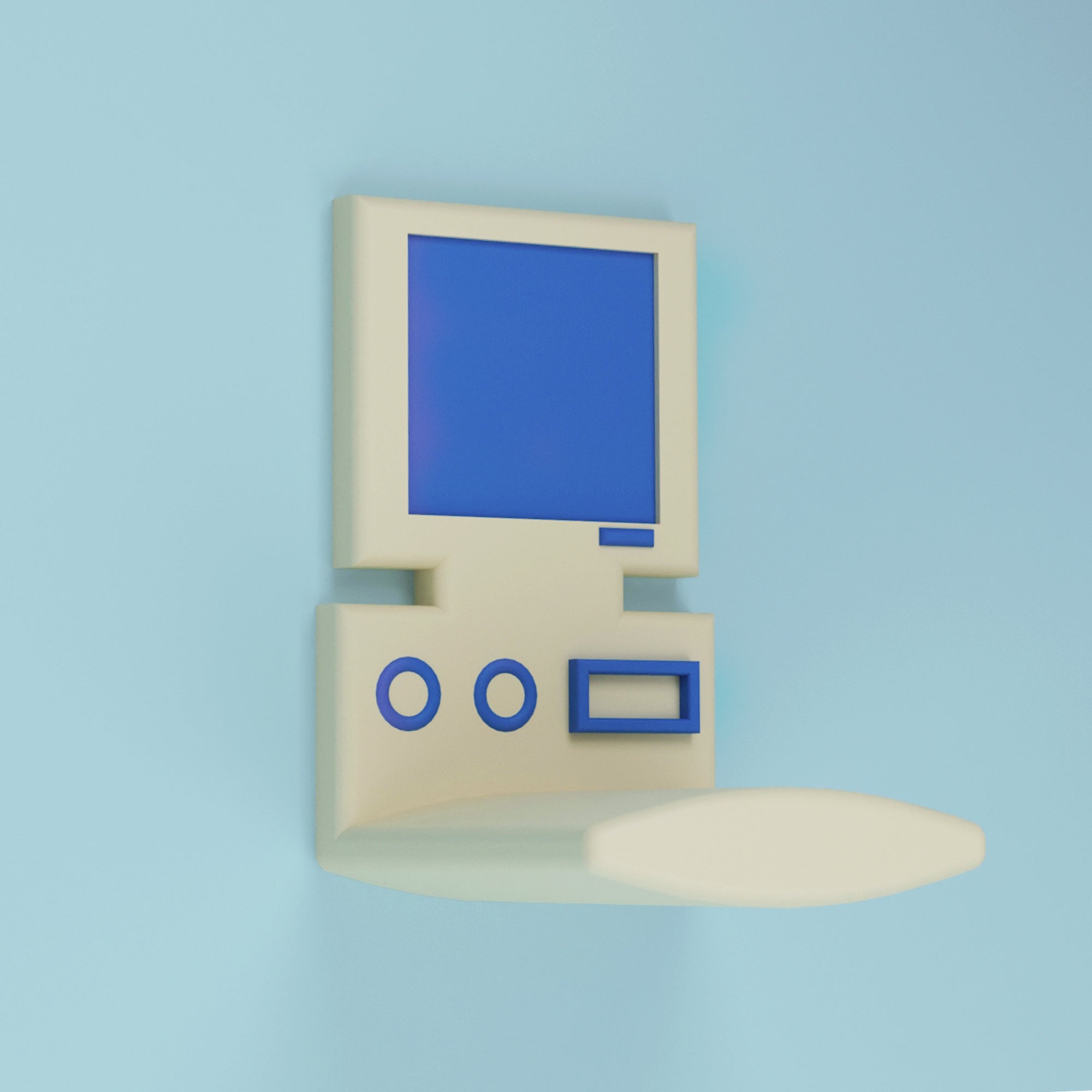 Retro PC style Headphone stand