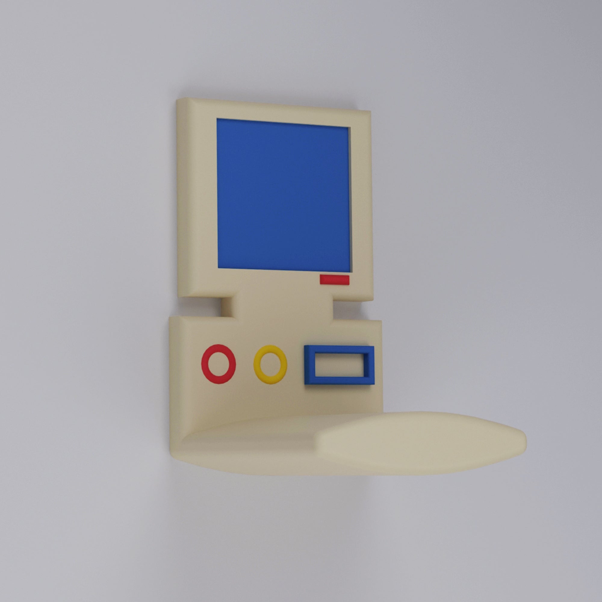 Retro PC style Headphone stand
