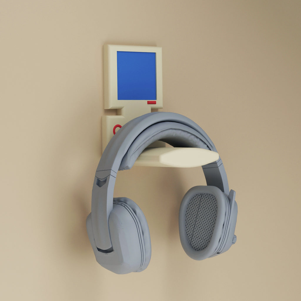Retro PC style Headphone stand