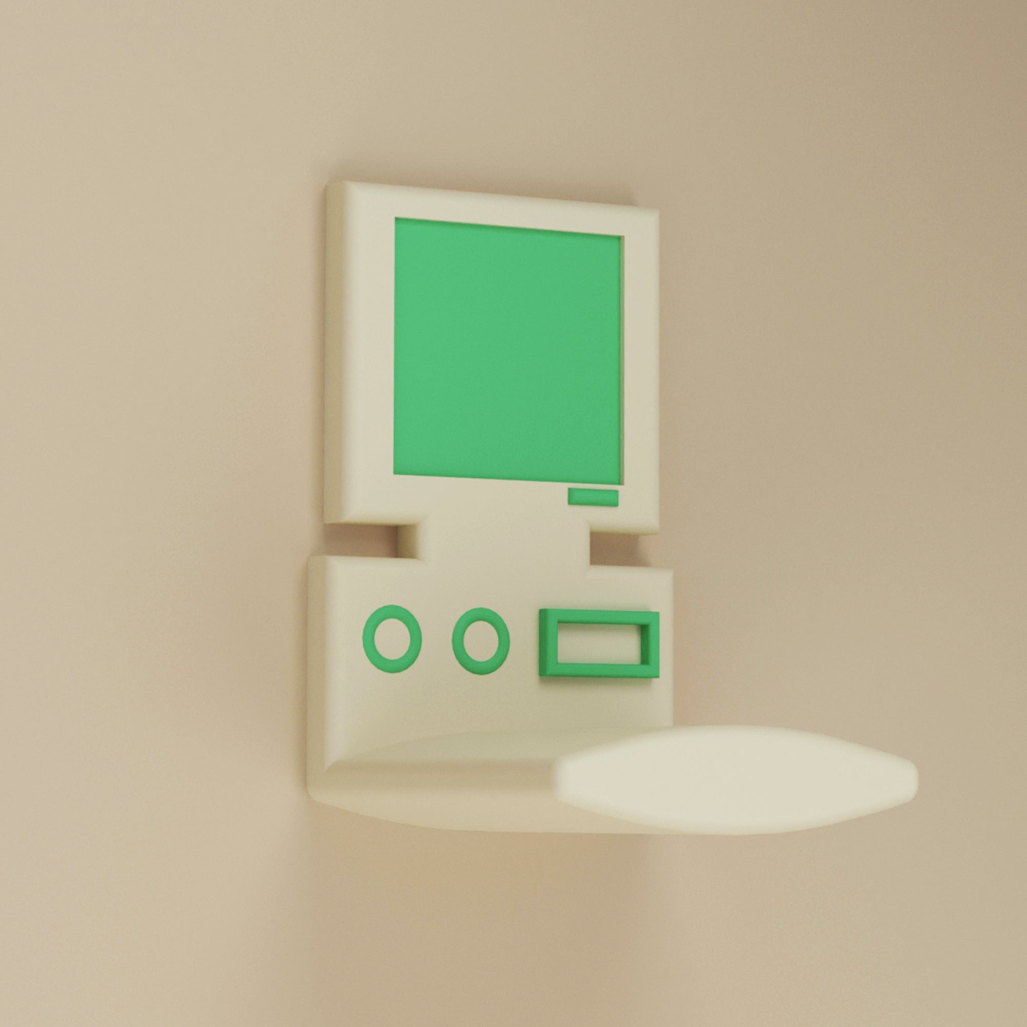 Retro PC style Headphone stand
