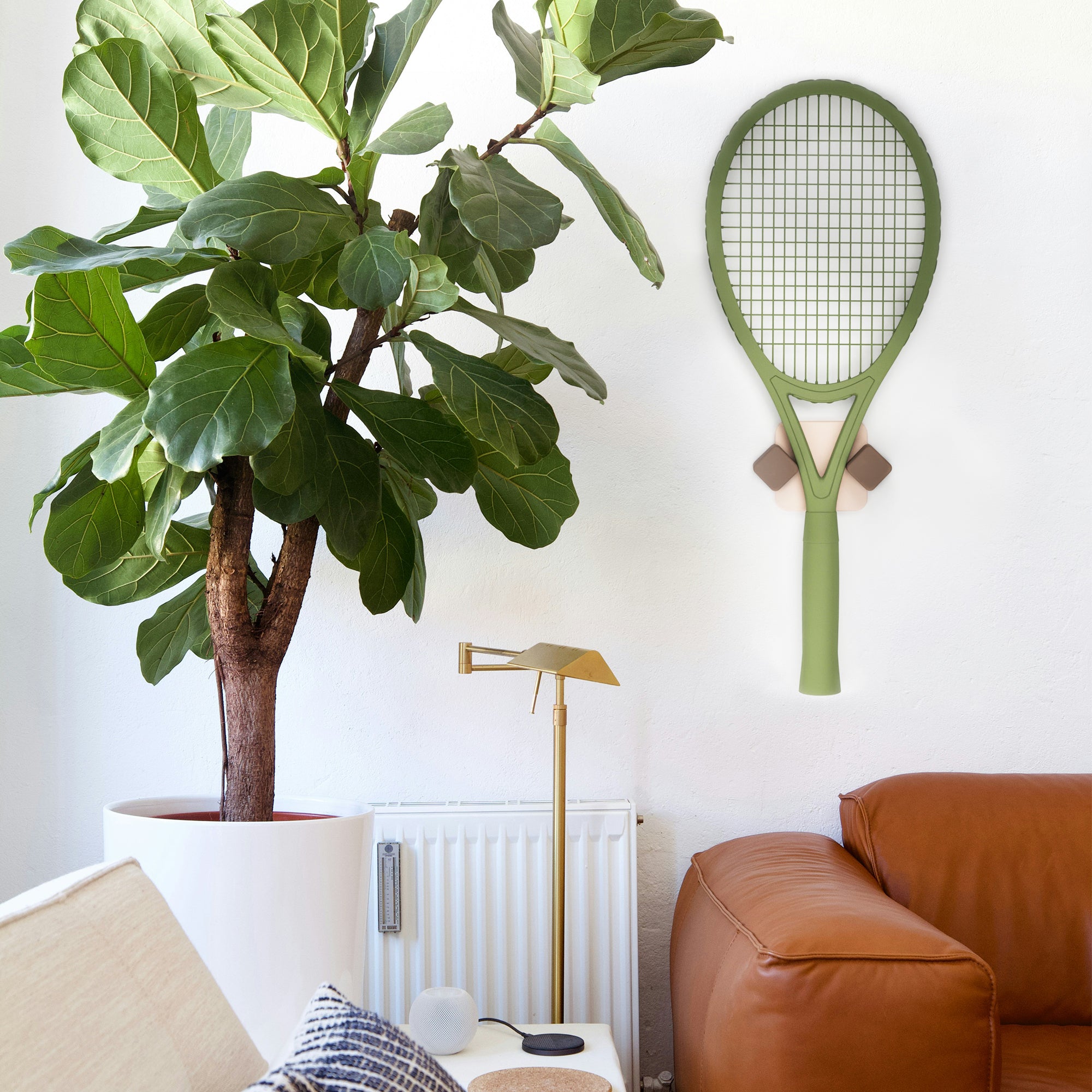 Tennis Racquet Holder - Minimalist
