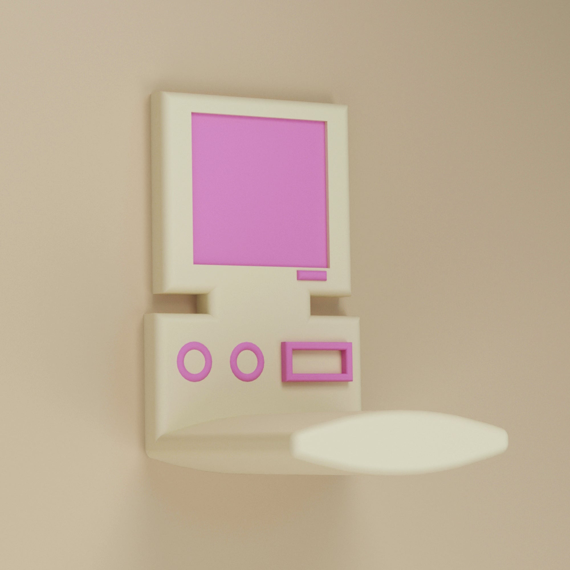 Retro PC style Headphone stand
