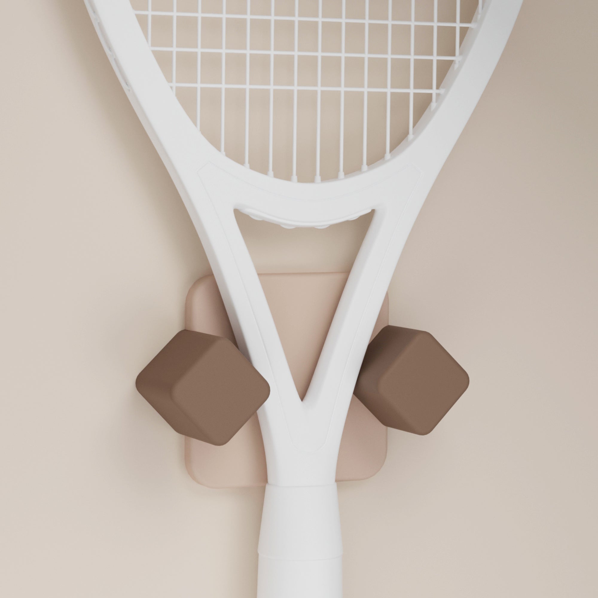 Tennis Racquet Holder - Minimalist