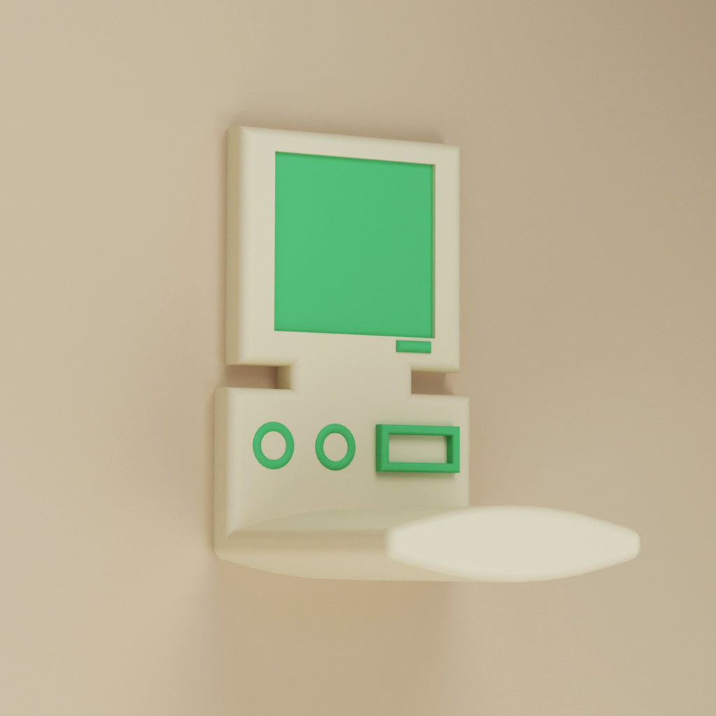 Retro PC style Headphone stand