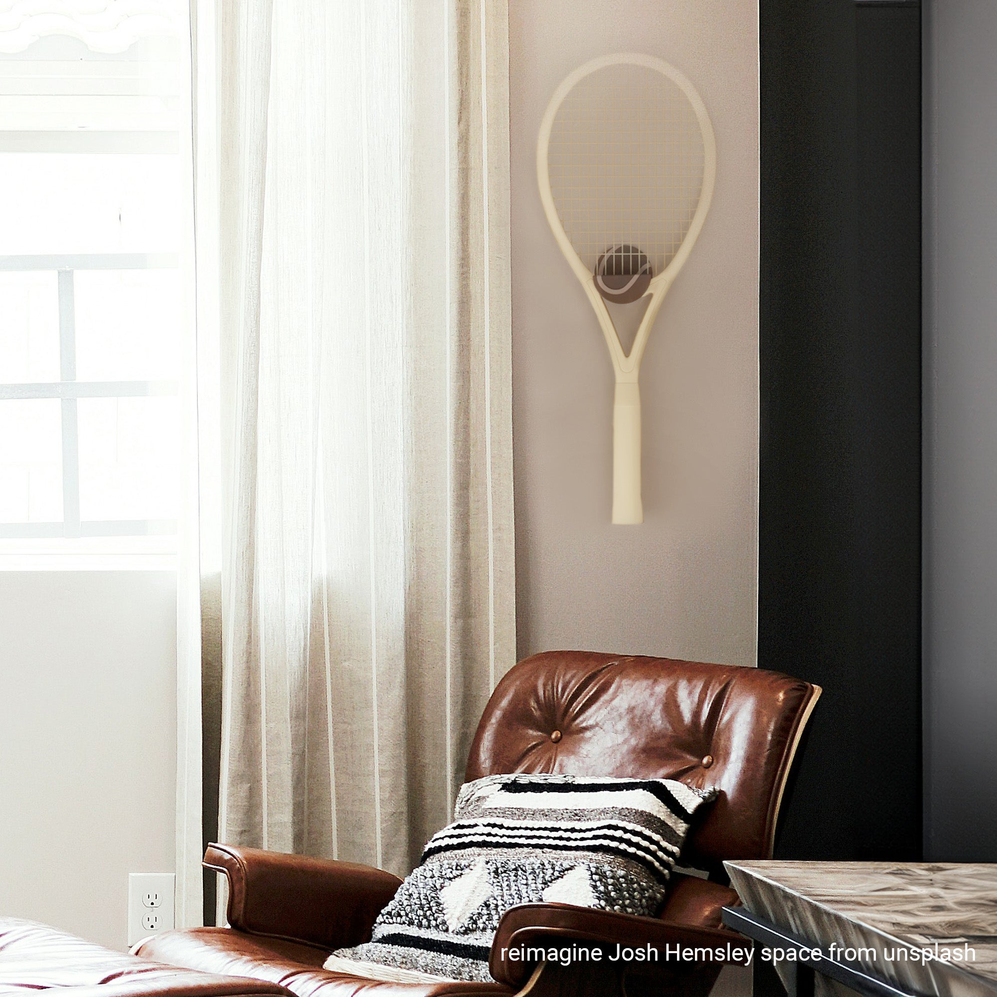 Tennis Racquet Holder - Interior