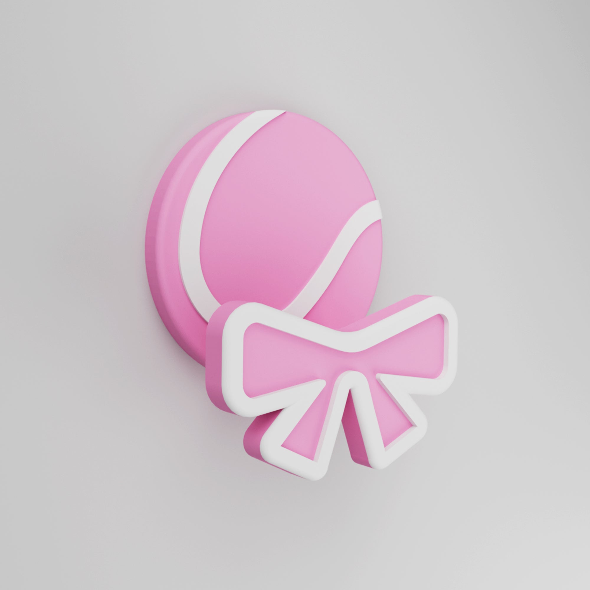 Tennis Racquet Holder - Bow