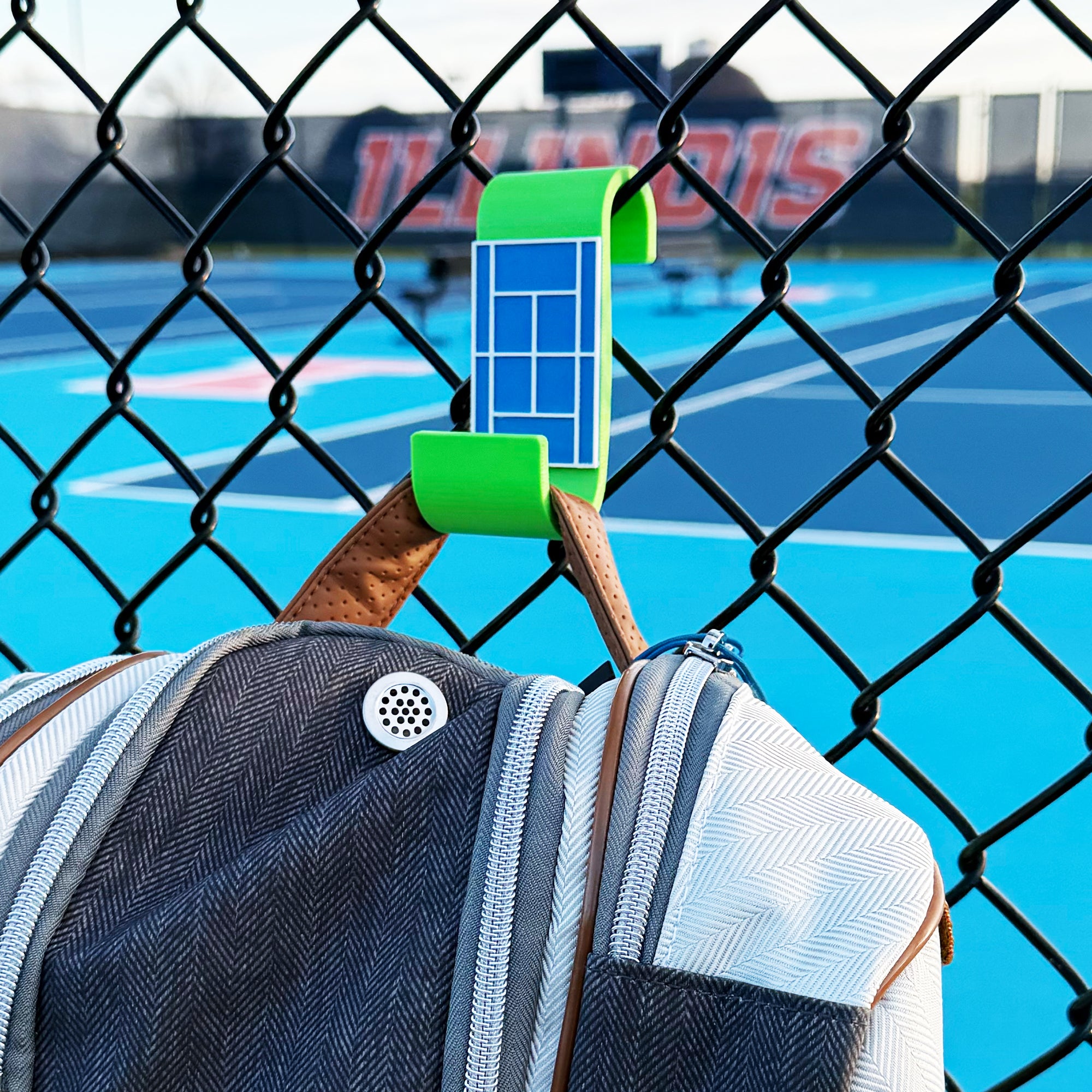 Tennis Racquet Holder - Fence Hanger
