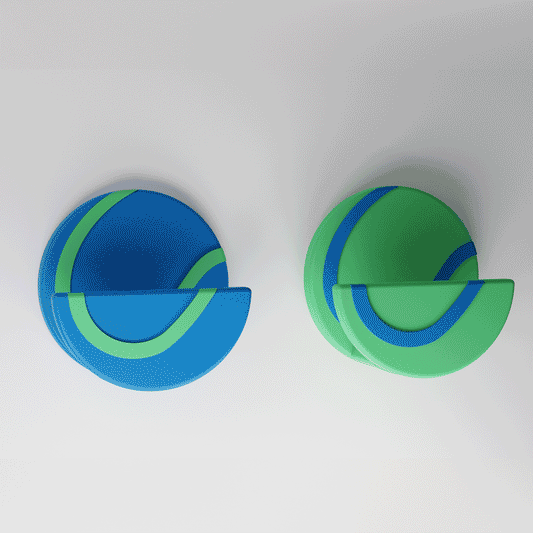 Tennis Racquet Holder Set - Pair of Two
