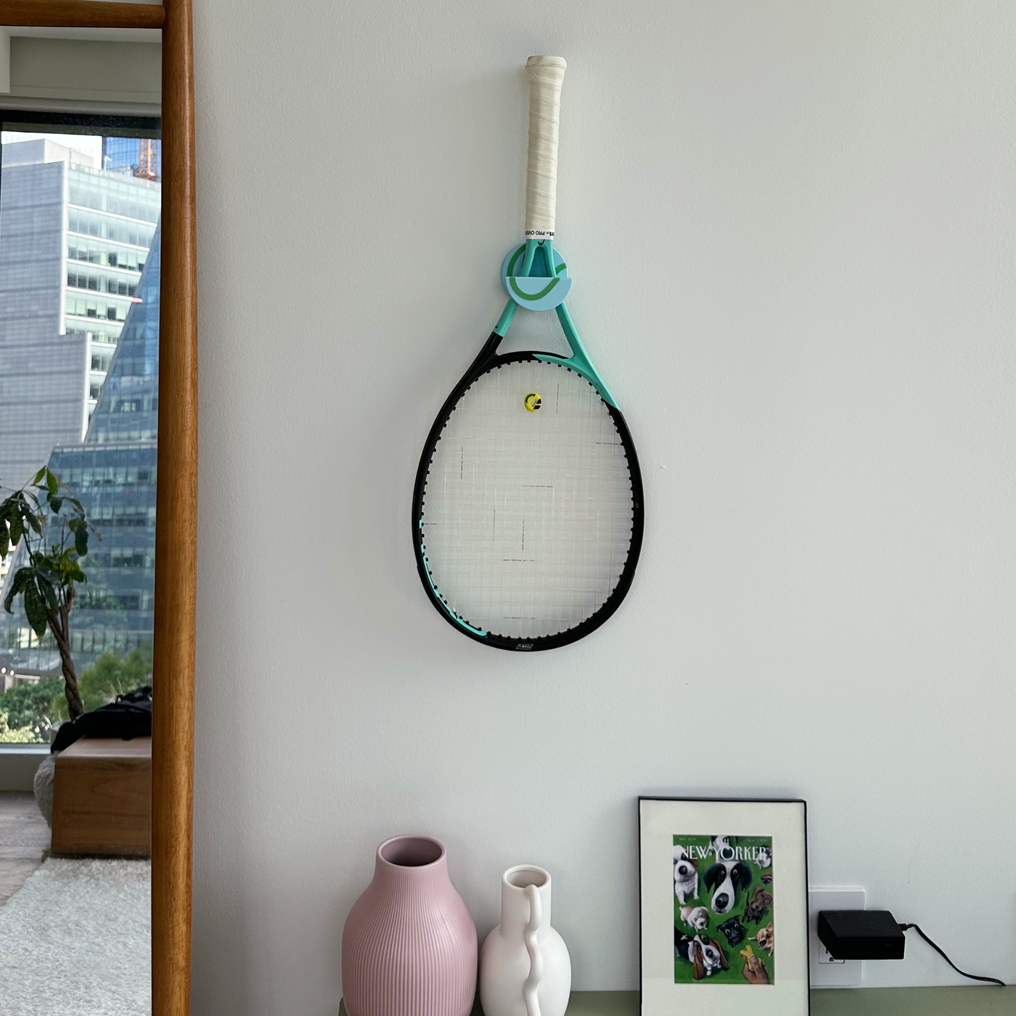 Tennis racquet hanger, Tennis rack, hook, Tennis racquet storage ...