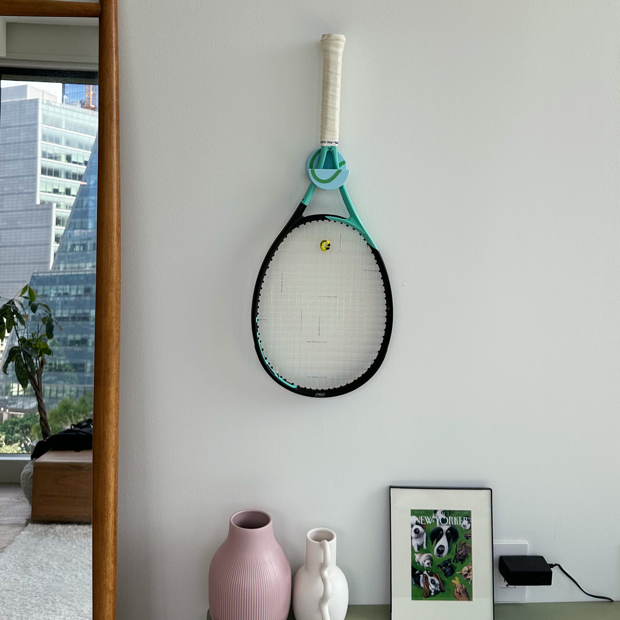Tennis racquet hanger, Tennis rack, hook, Tennis racquet storage ...