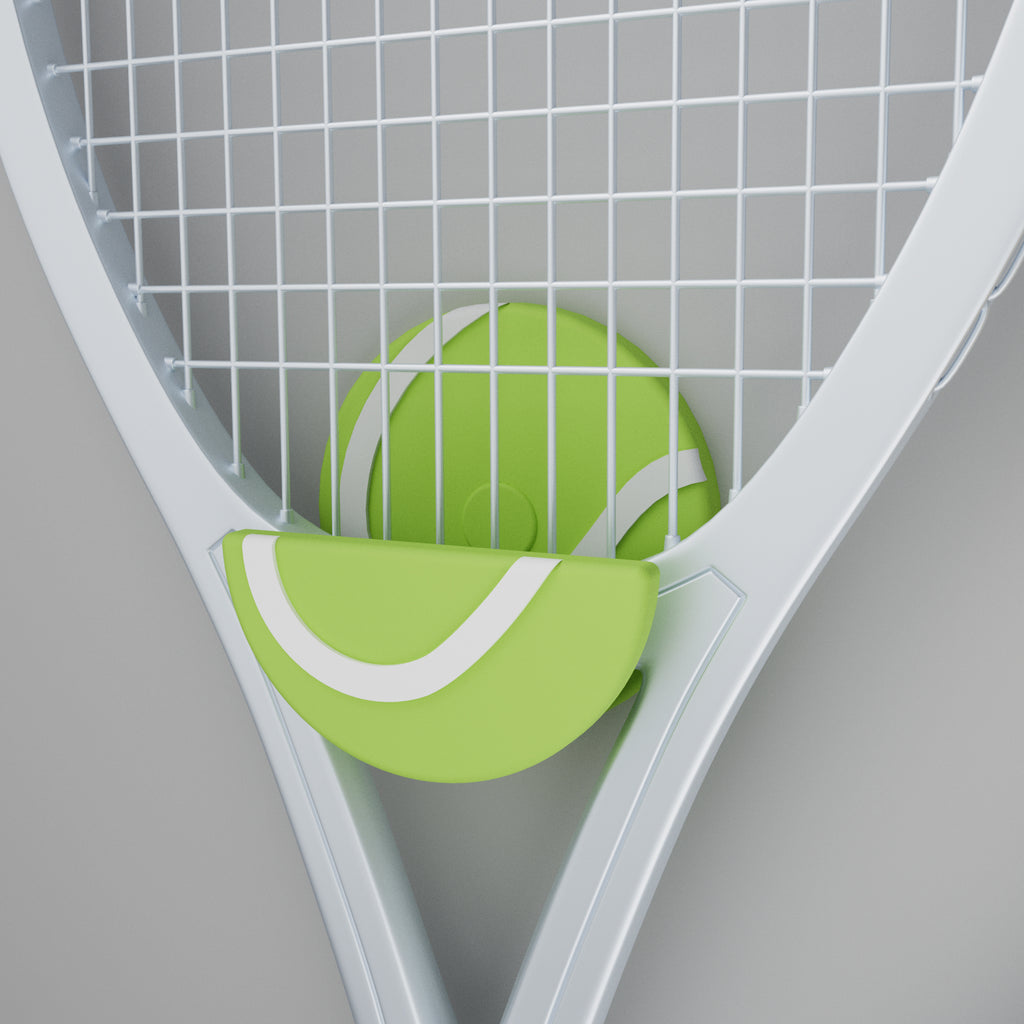 Tennis Racquet Holder - Wall Mounted