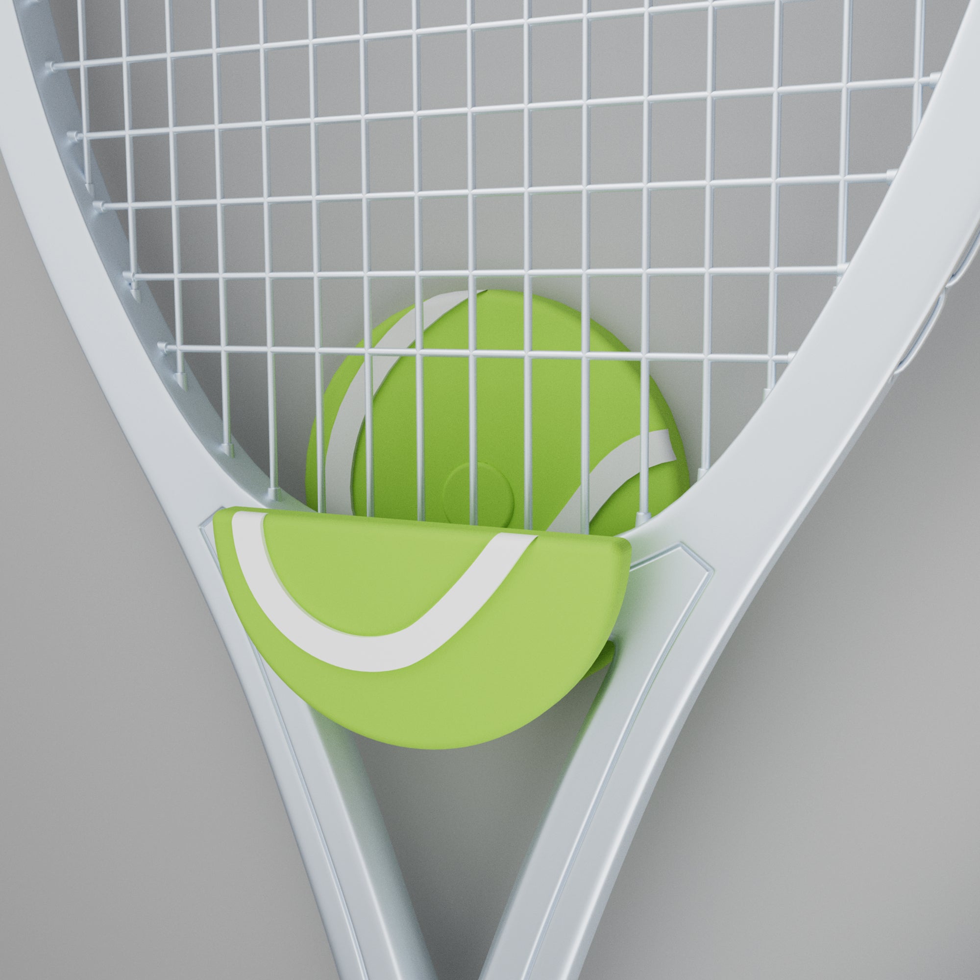 Tennis Racquet Holder - Wall Mounted