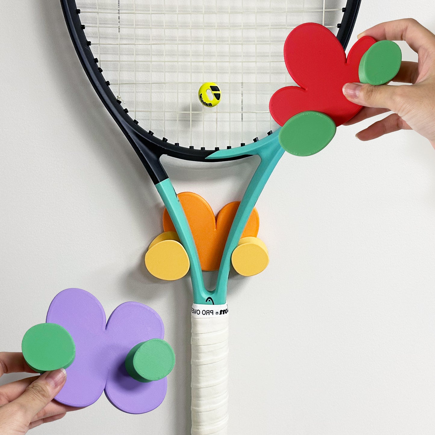 Tennis Racquet Holder - Abstract