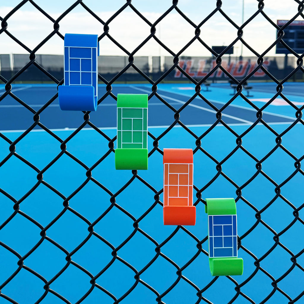 Tennis Racquet Holder - Fence Hanger