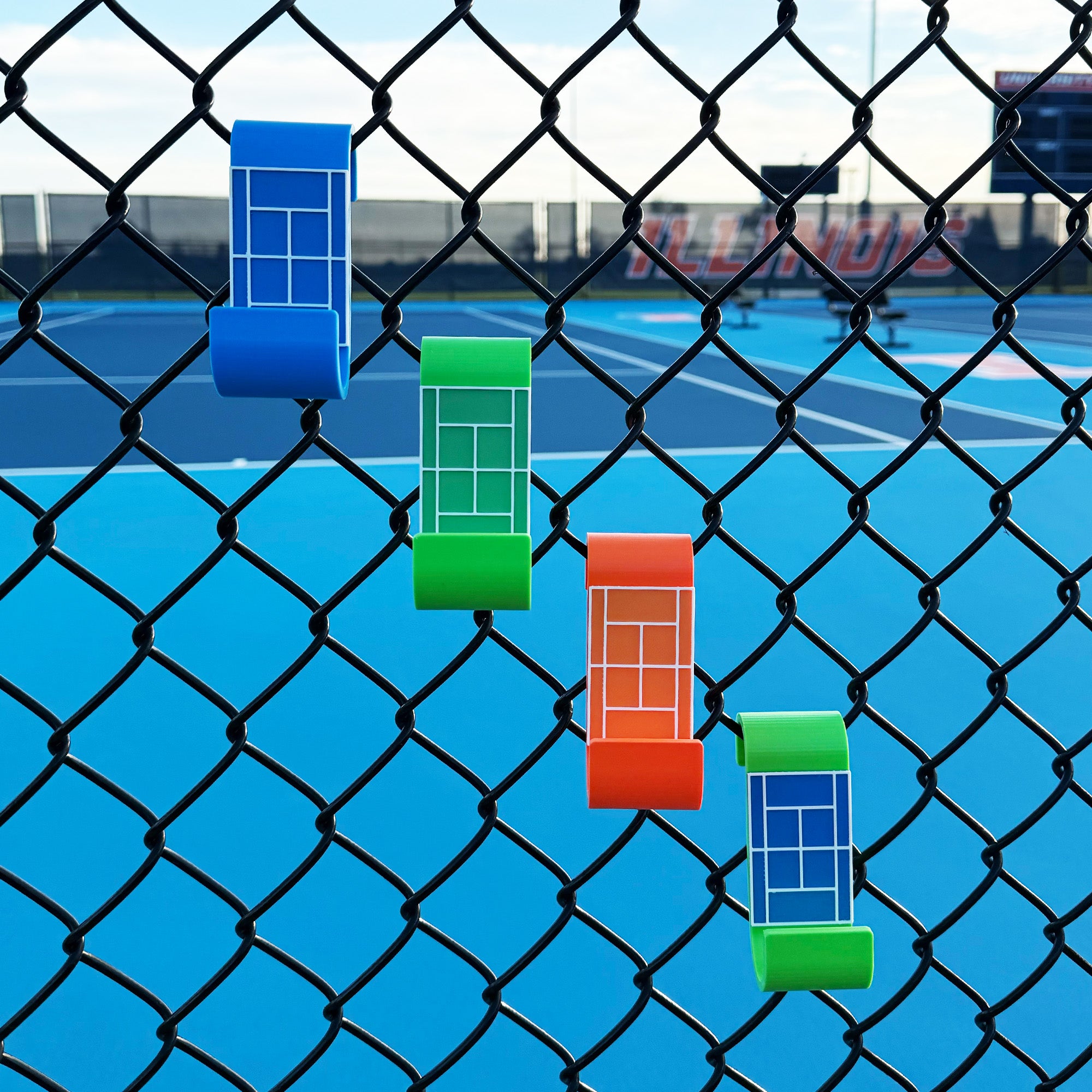 Tennis Racquet Holder - Fence Hanger
