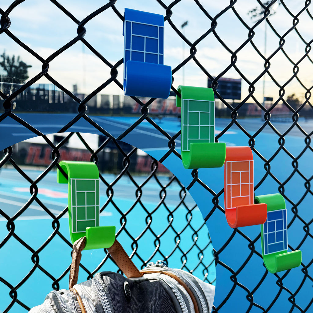Tennis Racquet Holder - Fence Hanger