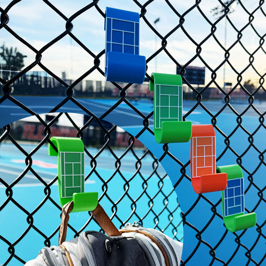 Tennis Racquet Holder - Fence Hanger