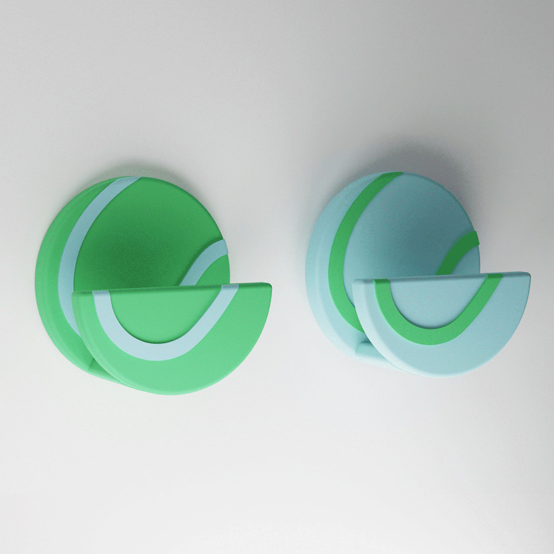 Tennis Racquet Holder Set - Pair of Two