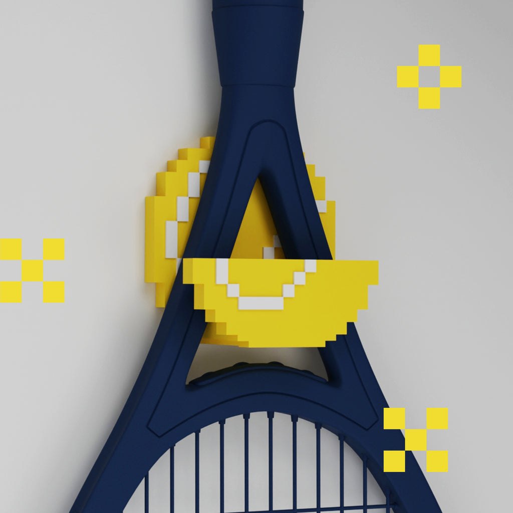 Tennis Racquet Holder - Pixel
