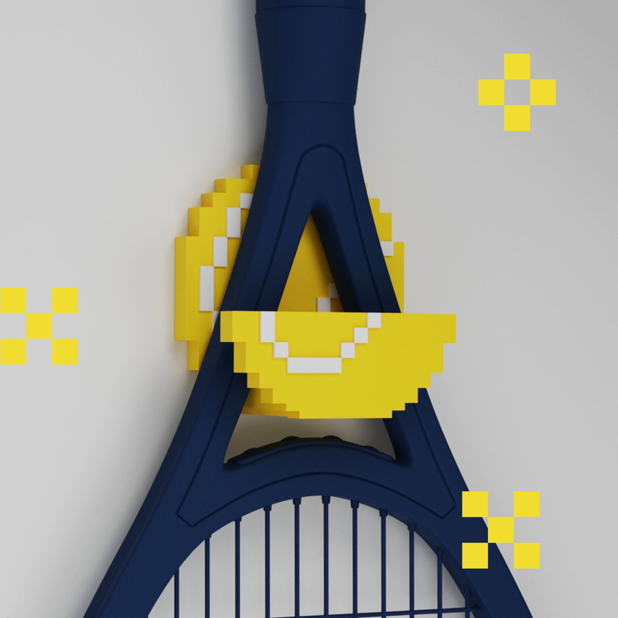 Tennis Racquet Holder - Pixel