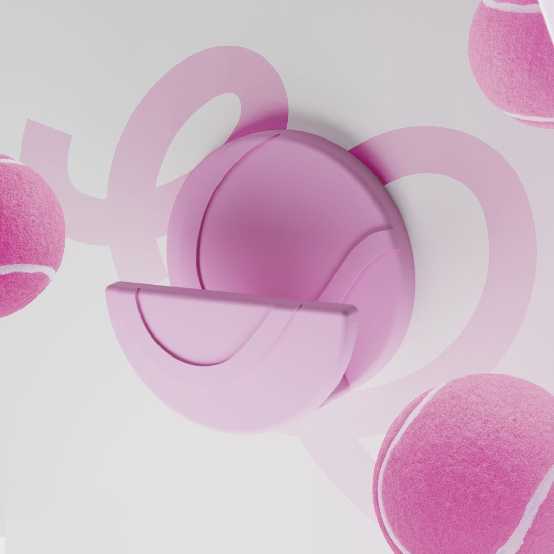Stylish Tennis Racquet Holder - Team Pink