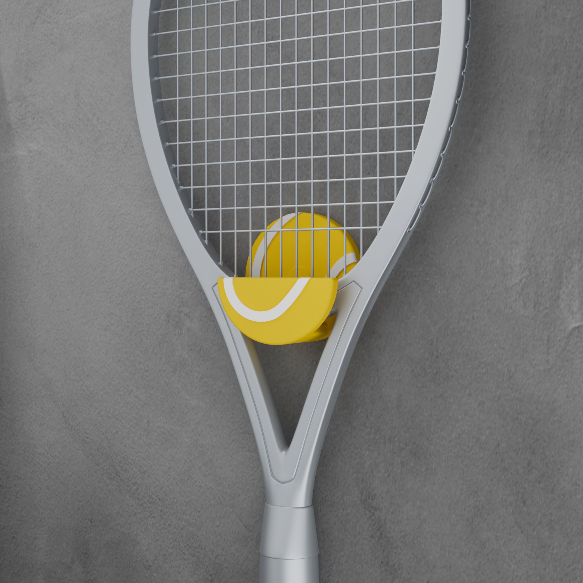 Tennis Racquet Holder - Wall Mounted